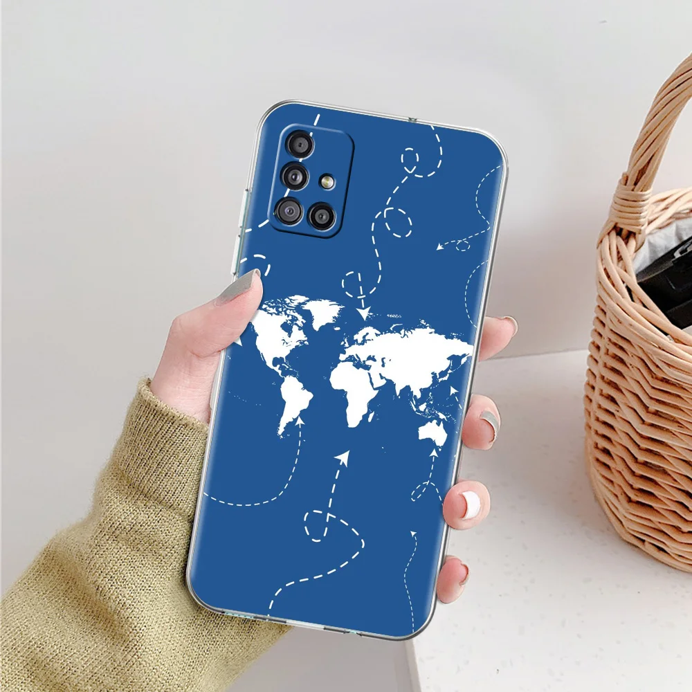 Clear Phone Case with EU Flag Design