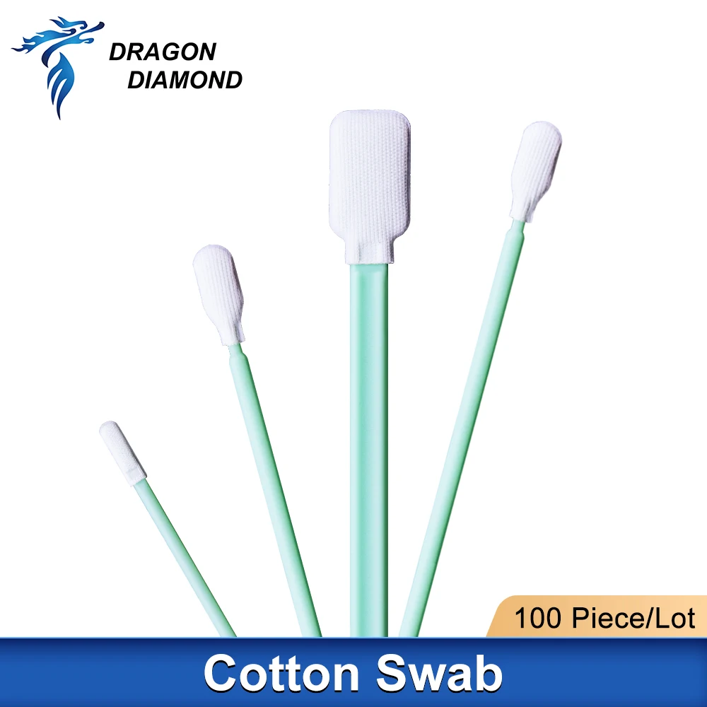 Cleaning Tools Industry Machine Nonwoven Fabrics Cotton Swabs Dust-proof Length 70mm 100mm 125mm 100pcs/pack