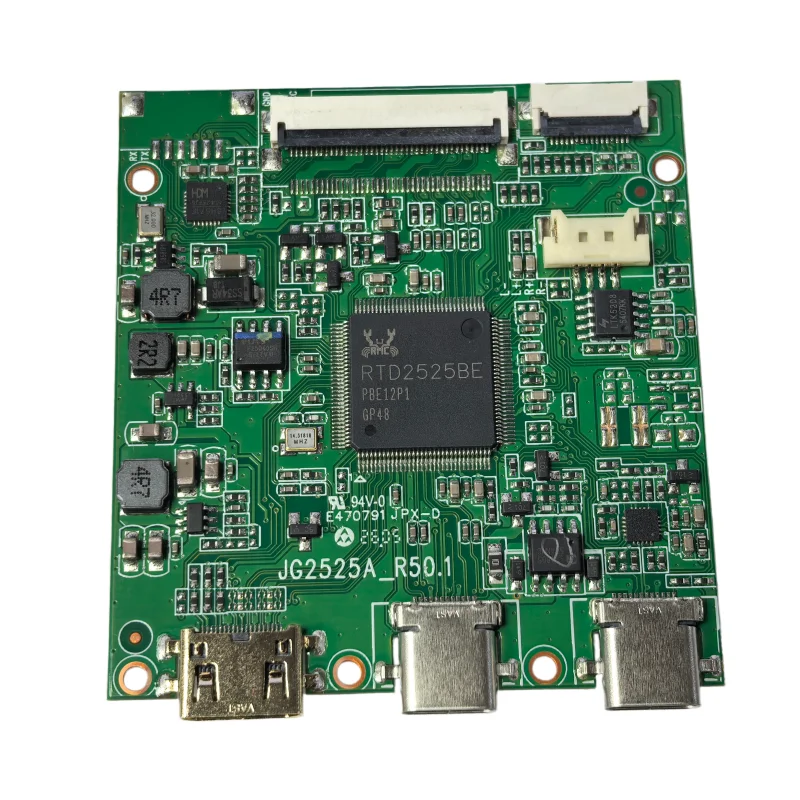 EDP ??LCD 드라이버 보드 Type-C 1 라인 패스 40 핀 eDP 15.6 LP156WFD-SPM5 1920x1080 터치 LCD 패널 컨트롤러 보드 DIY 키트