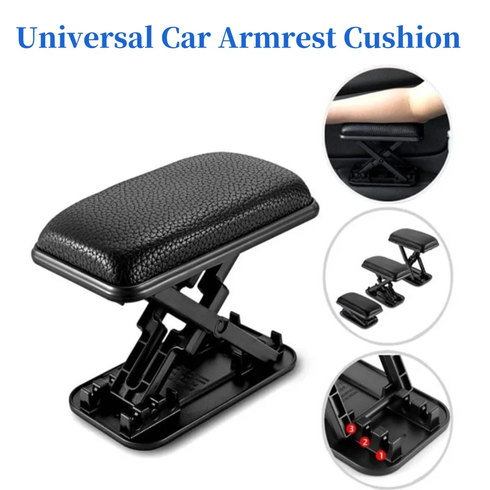 

Car Door Armrest Cushion Adjustable Height Car Armrest Left Elbow Support Pad Anti-Fatigue Car Door Armrest Rest Pad 2022