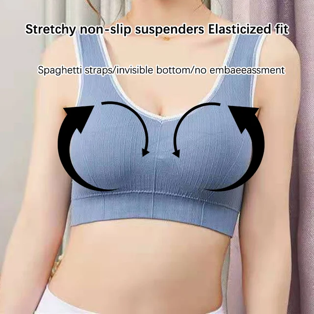 Breathable Sports Bra Anti-sweat Fitness Top Women Seamless Yoga