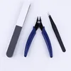 Military/Anime Mecha Model Building Tool Combo DIY Multi Functional Tool Kits Scissors Pen Knife Tweezers Electric Sander A4 Mat 3