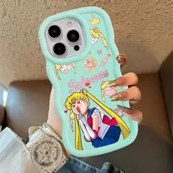Affascinante Custodia per Telefono in Silicone Ispirata a Sailor Moon