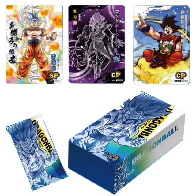 Cartas de juego coleccionables de Dragon Ball Z para niños, cartas raras de  Anime japonés, TCG, Goku, Vegeta, figuras, pasatiempo, regalos, juguete -  AliExpress