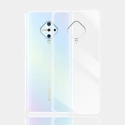 Clear Silicone Soft Case Back Cover with Bumper Protection for Vivo V17 Russia (Clear)