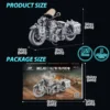 IRON STAR 3D Metal Puzzle Captain America WLA1942 motorcycle Collection Model Kits DIY Assemble Jigsaw Toys for Adults 5