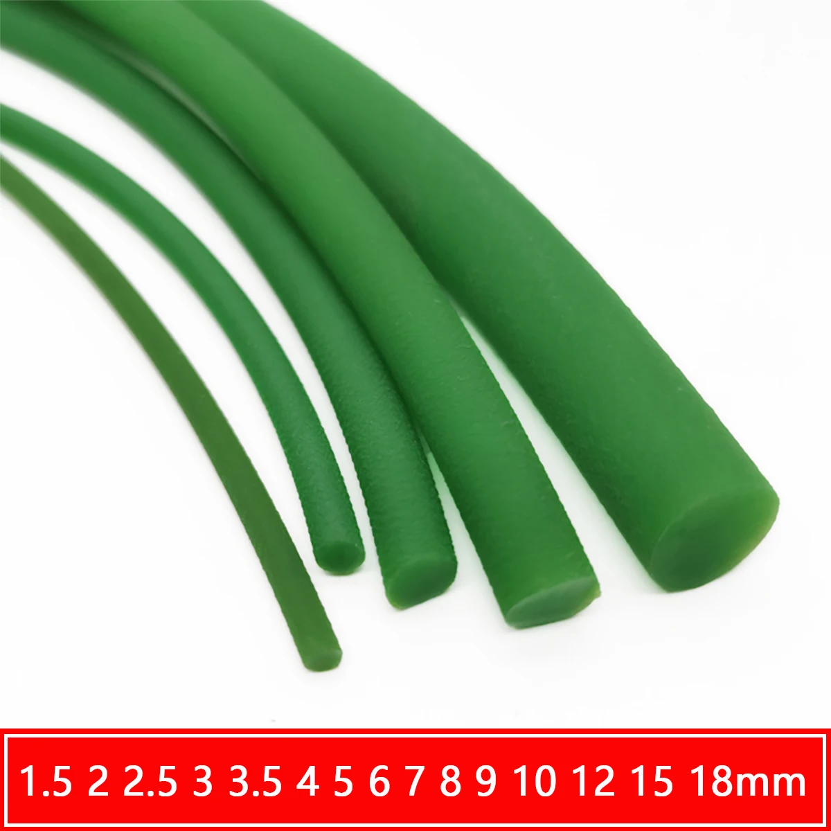 

Green Polyurethane Conveyor Belts PU Round Belt Transmission Drive Belt Dia 1.5 2 2.5 3 3.5 4 5 6 7 8 9 10 12 15 18mm