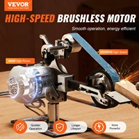 VEVOR Belt Grinder Sander 30 x1-Inch Variable Speed Belt Polisher with VFD 550W Polishing Grinding for Metalworking Knife Making 2
