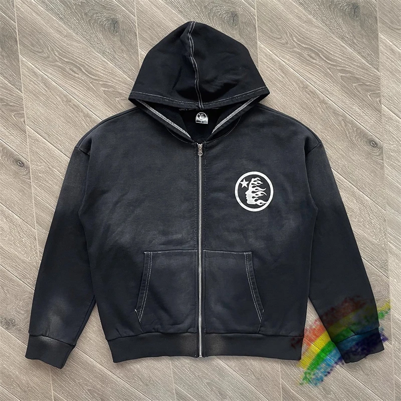 

2023fw Hellstar Vintage Washed Hoodie Men Women High Quality Oversize Pullovers
