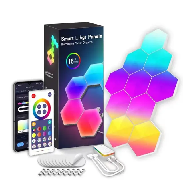 Išmanioji RGBIC LED šviesos panelė - Image 3