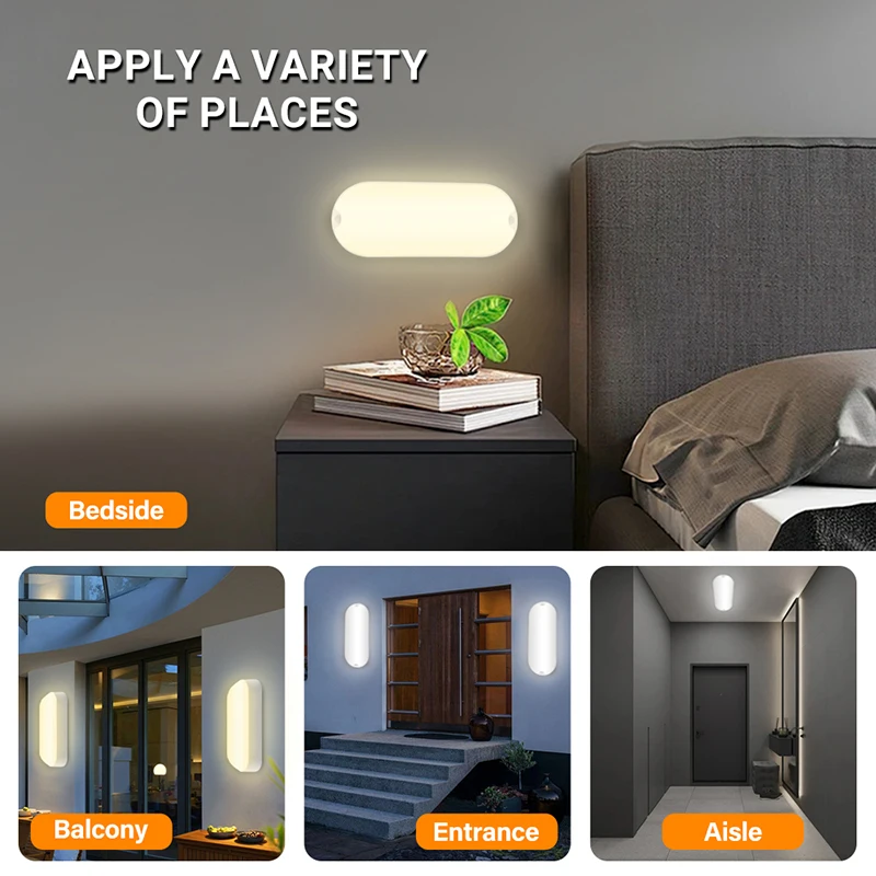 Modern LED Wall Sconce, 15W Adjustable Light for Indoor & Outdoor Spaces