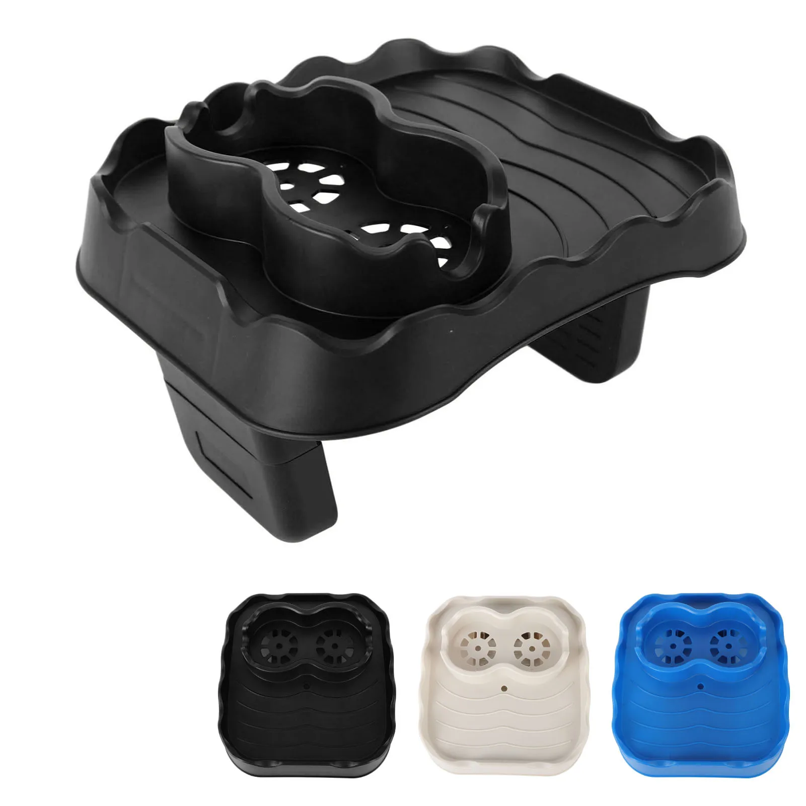 Hot Tub Table Tray With Drain Holes Anti Slip Adjustable Hot Tub Side Table Swimming Pools SPA Bathtub Accessories swimming pool accessory