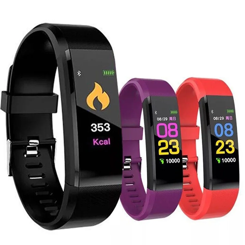 115plus Kids Smartwatch Bluetooth 4.0 Intelligent Sports Bracelet for iOS Android Sport Fitness Tracker Touch Wristband Watch 6