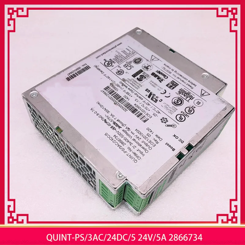 

QUINT-PS/3AC/24DC/5 24V/5A 2866734 For Phoenix Rail Type Switching Power Supply Three-phase High Quality Fully Tested Fast Ship