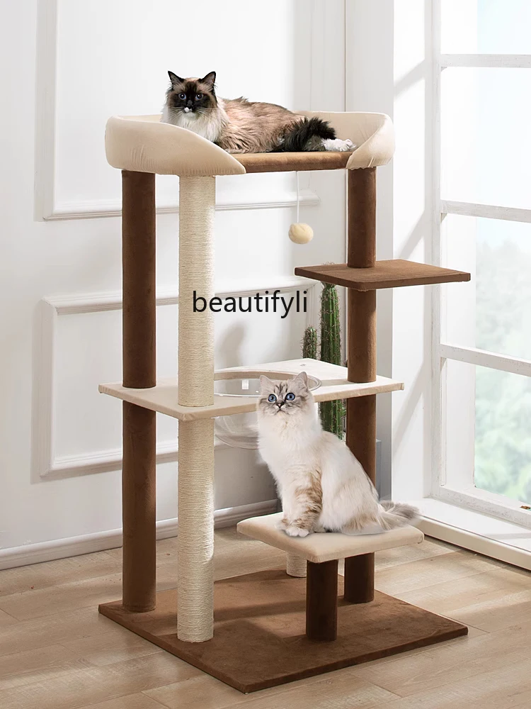Cat-Nest-Cat-Tree-Integrated-Cat-Climbing-Frame-Large-Muppet-Climbing ...