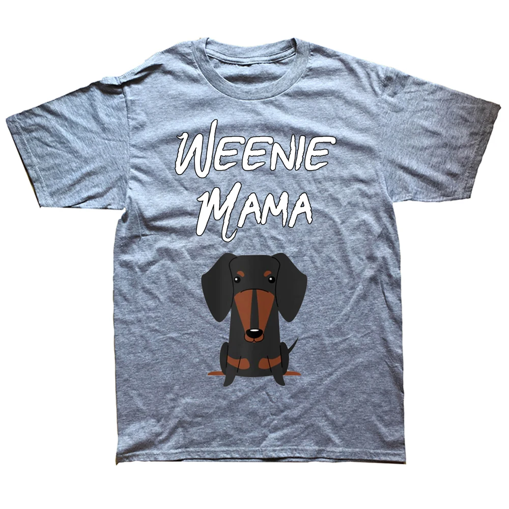 

Dachshund Mom Weiner Dog T Shirts Summer Style Graphic Cotton Streetwear Short Sleeve Birthday Gifts T-shirt Mens Clothing