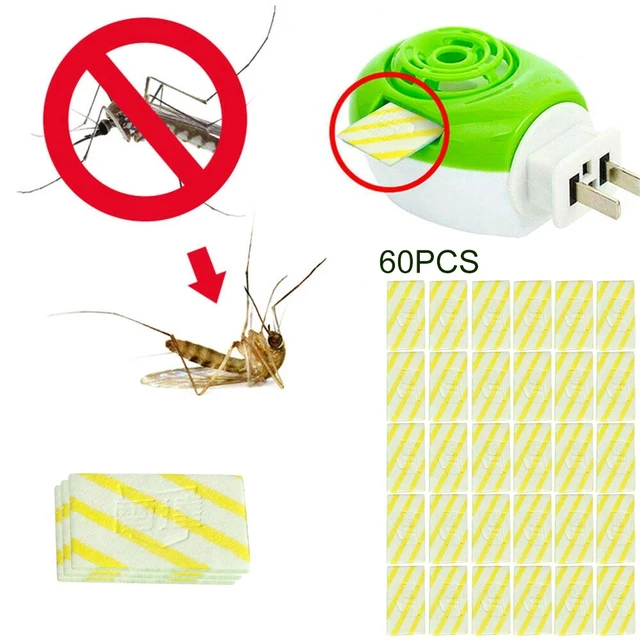 60/120Db Illatos Szúnyogtaszító Tabletta Rovar Anti Szúnyog Kártevők Nem Toxikus Kártevő Elutasító Rovargyilkos