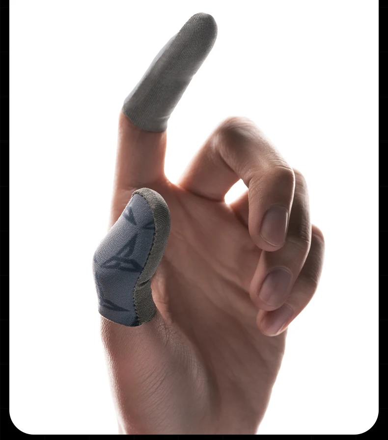 New Flydigi Silver P1 Sweat-Proof Finger Sleeve Mobile Phone Tablet PUBG Game Touch Screen Sensitivity Ultra-thin Finger Sleeve