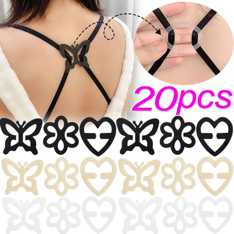 Women Lingerie Bra Shoulder Strap Holders Buckles Invisible Non-slip