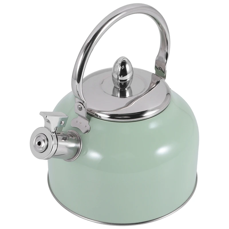 Whistling Kettle 2.5L For Gas Stove All Stovetops Stainless Steel Coffee Tea Kettle Gas Teapot