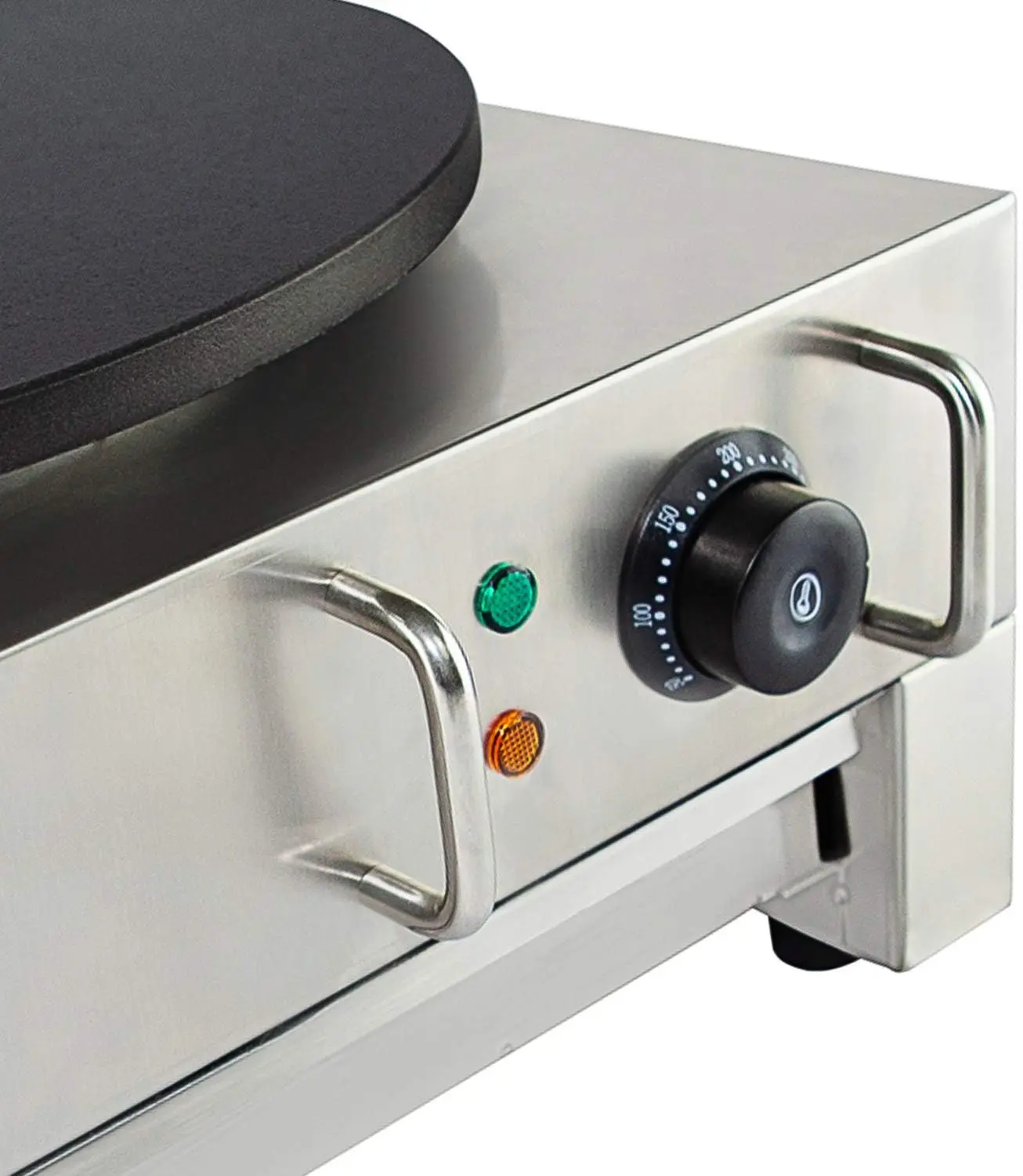 Crepe Maker Commercial | Electric Pancake Maker | Nonstick 16” Plate | 110V (Double) 5