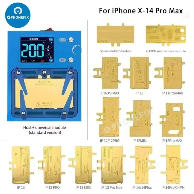 

JC AiXun iHeater Pro Pre-heating Station for iPhone X-15 Pro Max CPU Chip Repair Motherboard Layered Heating Thermostat Platform