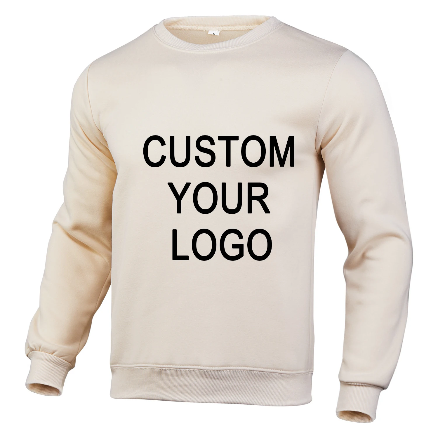 

Custom LOGO Hoodies Solid Sweater Pullover Men's Fashion Spring and Autumn Men's Hoodie Sports Sweater