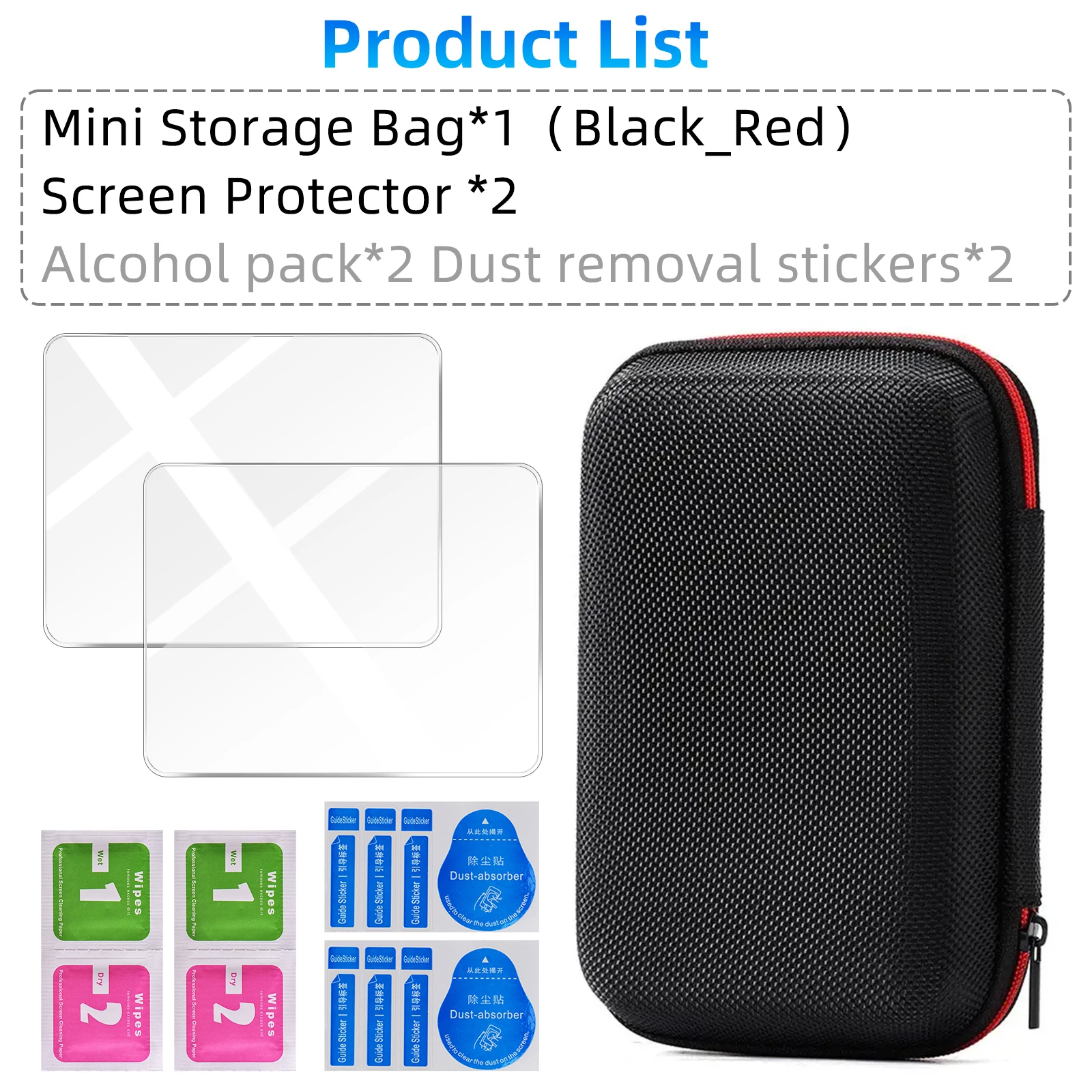 Deluxe Screen Protector & Portable Storage Case Set