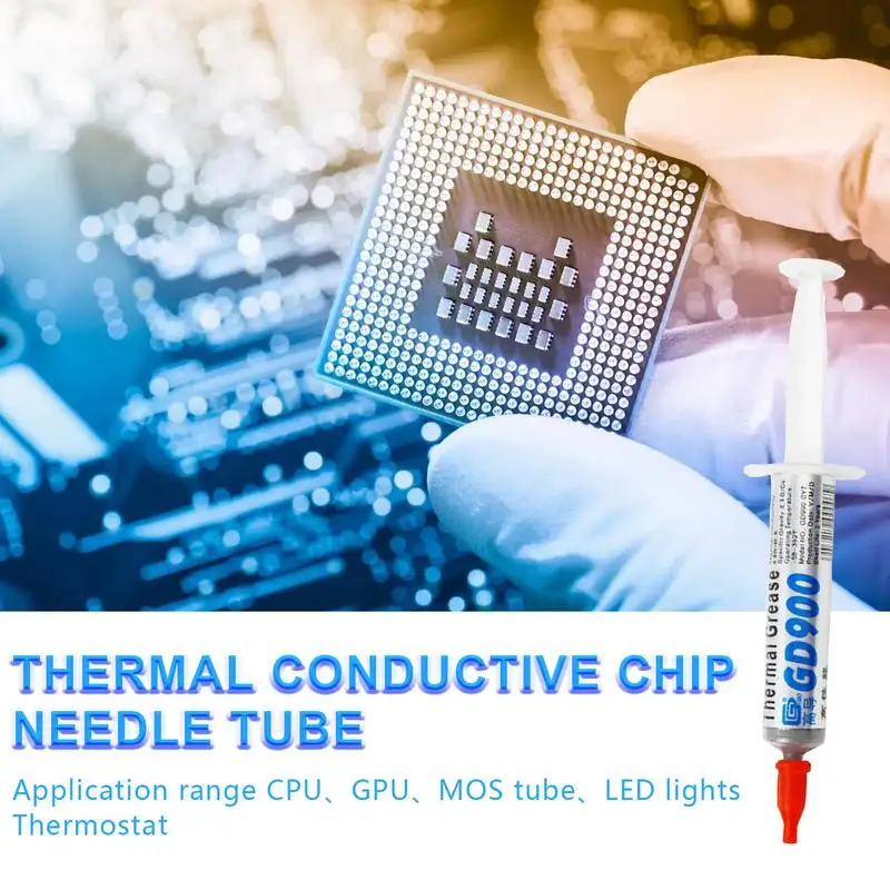 Thermal Conductive Grease GPU Thermal Paste Non-Conductive Heatsink Paste for CPU GPU High-Performance CPU Coolers Heat Grease