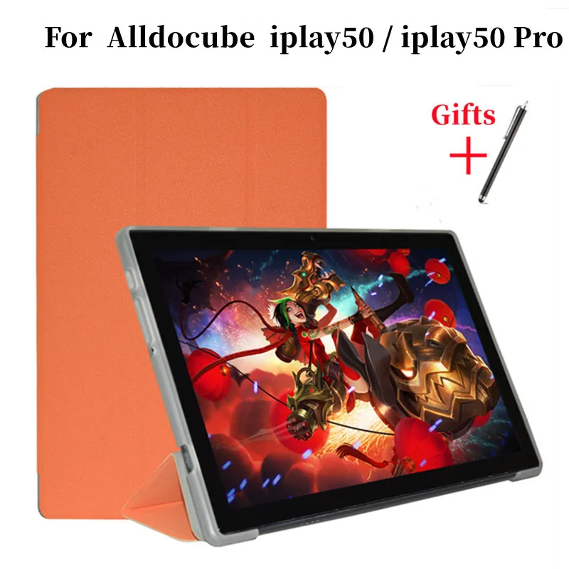 UltraThinThreeFoldStandCaseForAlldocubeiplay50104inchTablet