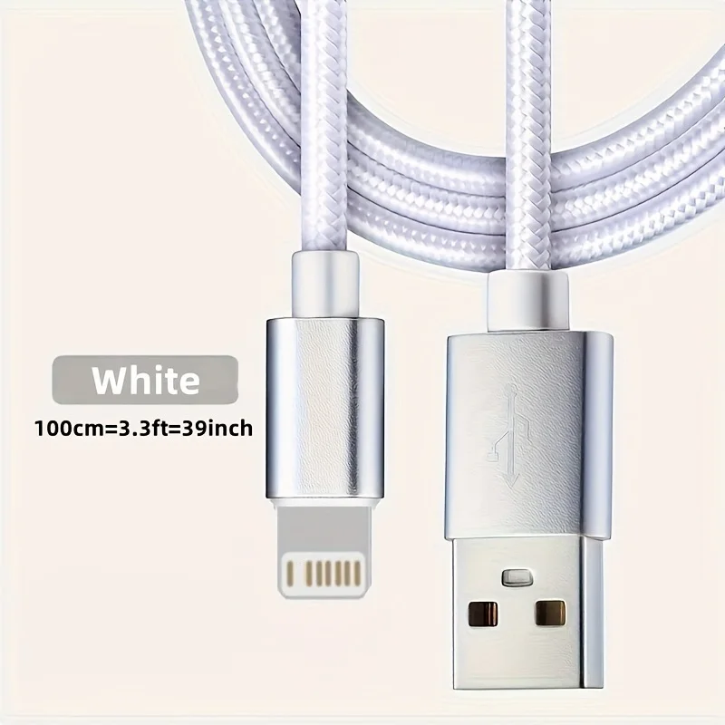 아이폰 14 8 7 6S 플러스 X XR XS 11 12 13 프로 맥스 아이패드 9용 USB 고속 충전 케이블 데이터 케이블