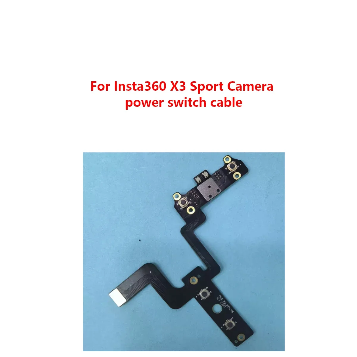 Insta360 X3 스포츠 카메라에 적합한 오리지널 전원 스위치 케이블 수리 부품 교체 부품