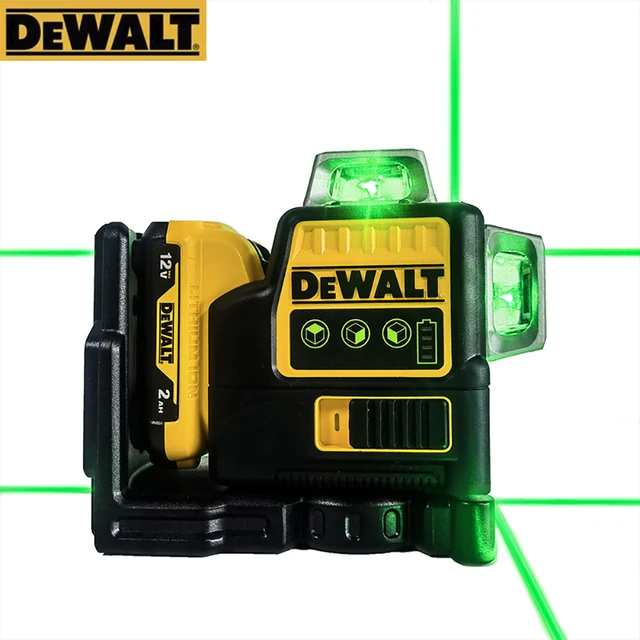 DEWALT 12V 3 X 360 Green Line Laser Level