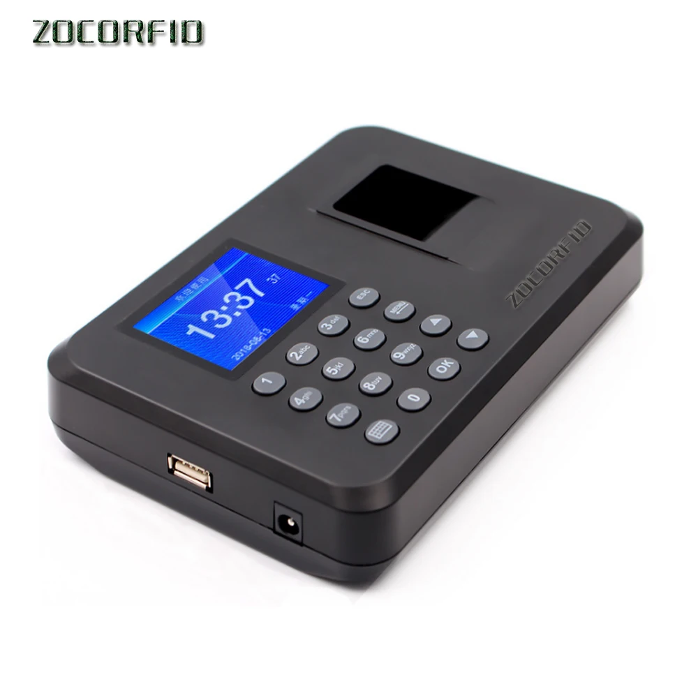Fingerprint Attendance Machine Biometric Fingerprint Time Clock Recorder Attendance Employee Digital Electronic/English voice
