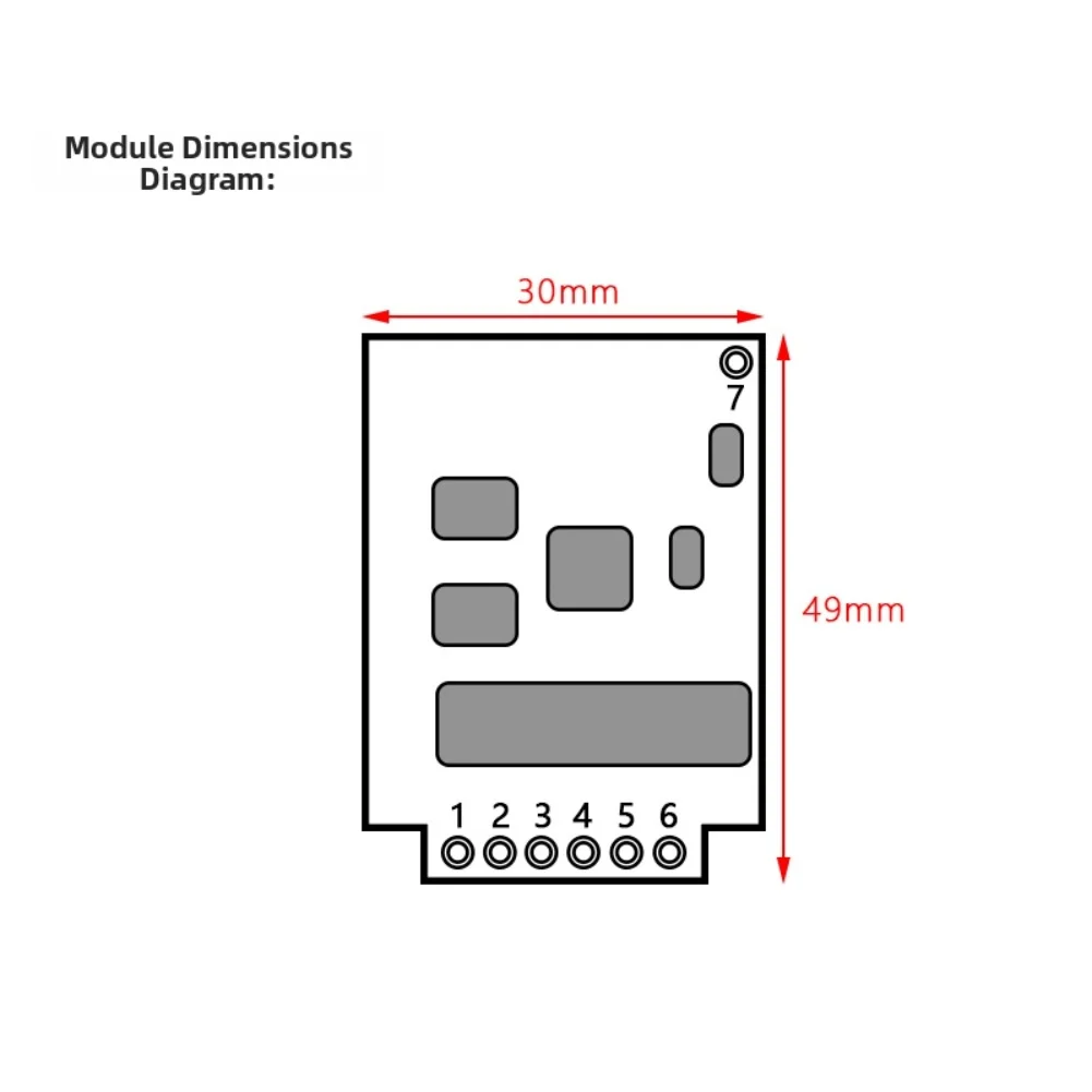 Câblage du module émetteur RF 433 MHz sur une platine d'essai, alimenté en 9V pour test de portée