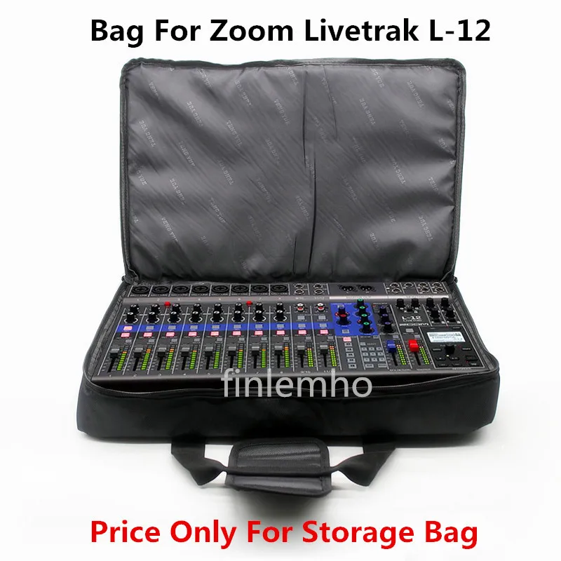 1PC Carrying Case Travel Bag For Professional Audio DJ Console Mixer Controller ZOOM LIVETRAK L-12