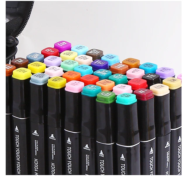 Markers Set 12/30/36/40/48/60/80 Art Markers Set Dual Head Markers Set for  Manga School Drawing Marker Pen Design Marker