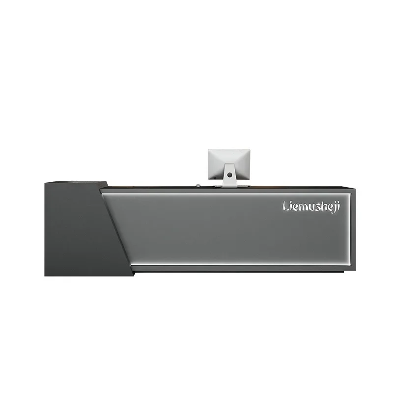 Modern Front Reception Desks Office School Simple Restaurant Reception Free Church Pulpits Luxury Mostrador Negocio Furniture