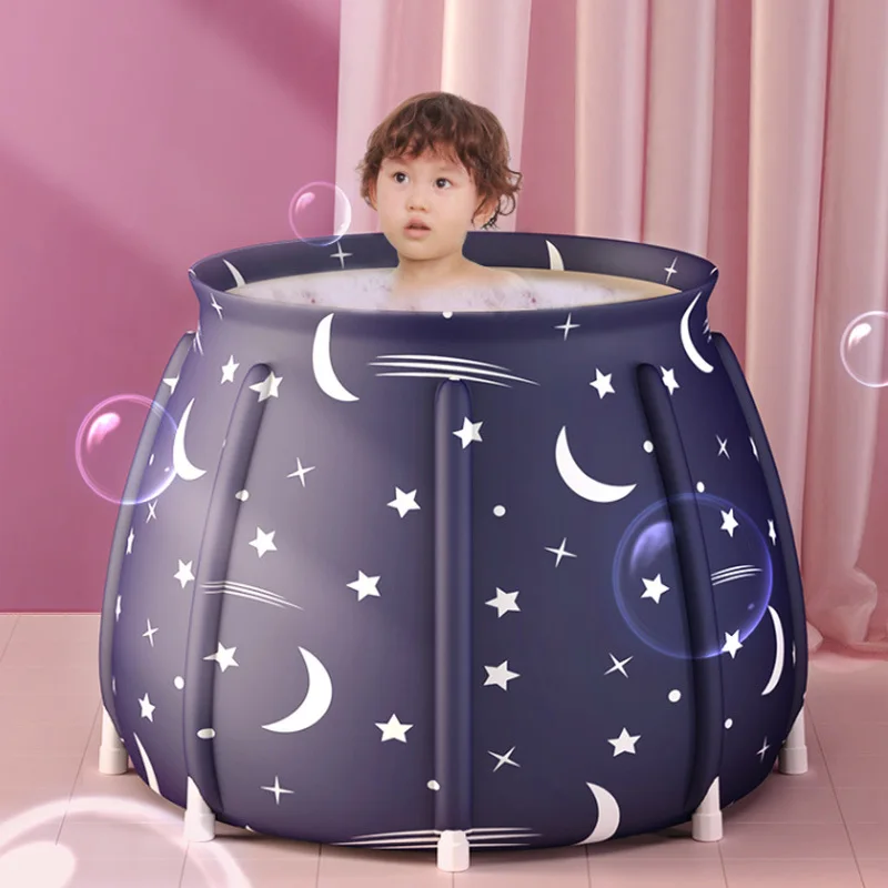 Folding Bath Adult Bucket Adult Foldable Bath Bucket Household Sweat