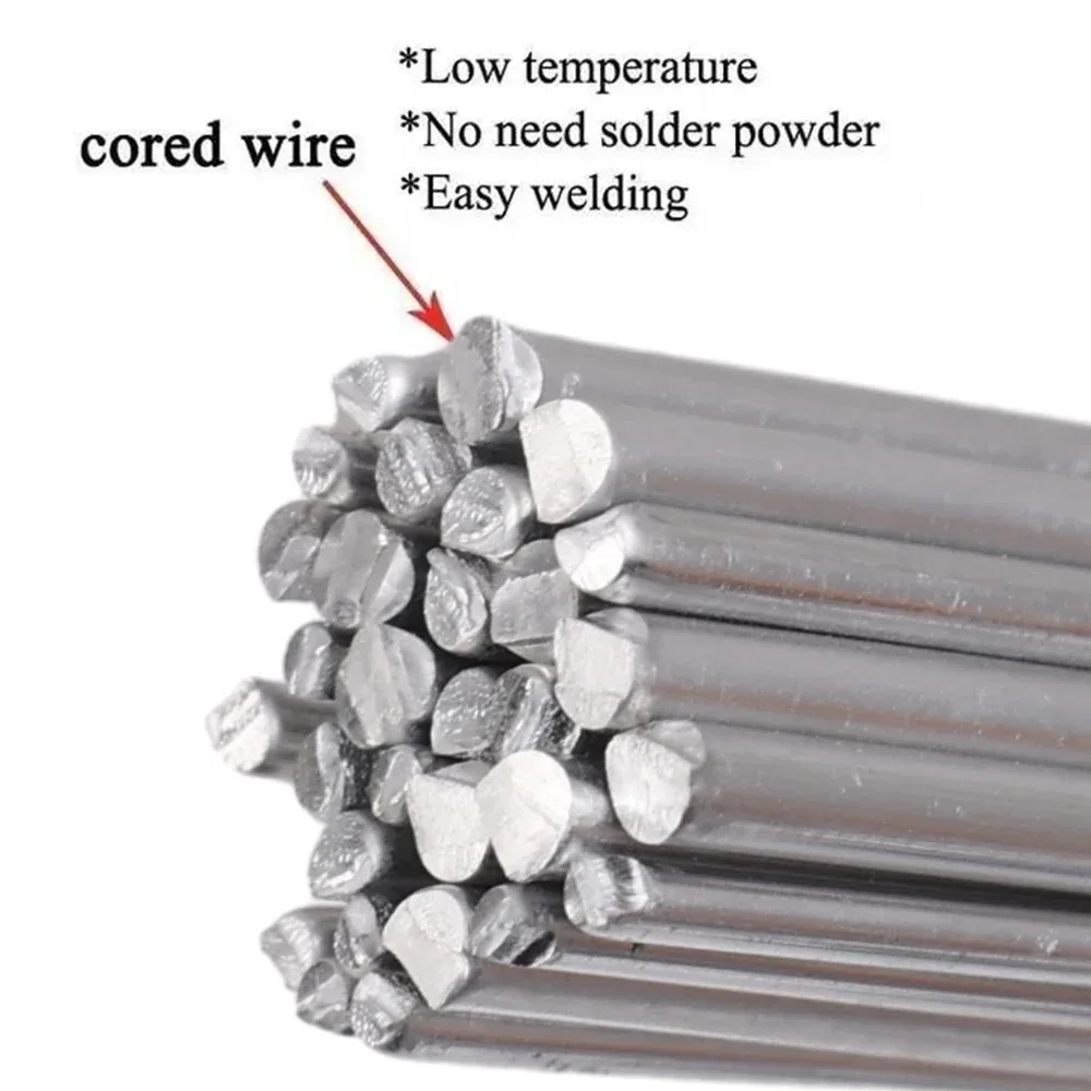 Low Temperature Easy Melt Aluminum Universal Welding Rod Cored Wire Rod Solder for Propane Torch No Need Solder Powder