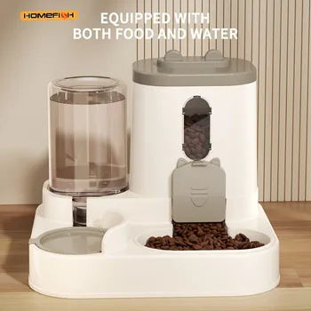 Alternative view of 2-in-1 Automatic Cat Food and Water Dispenser