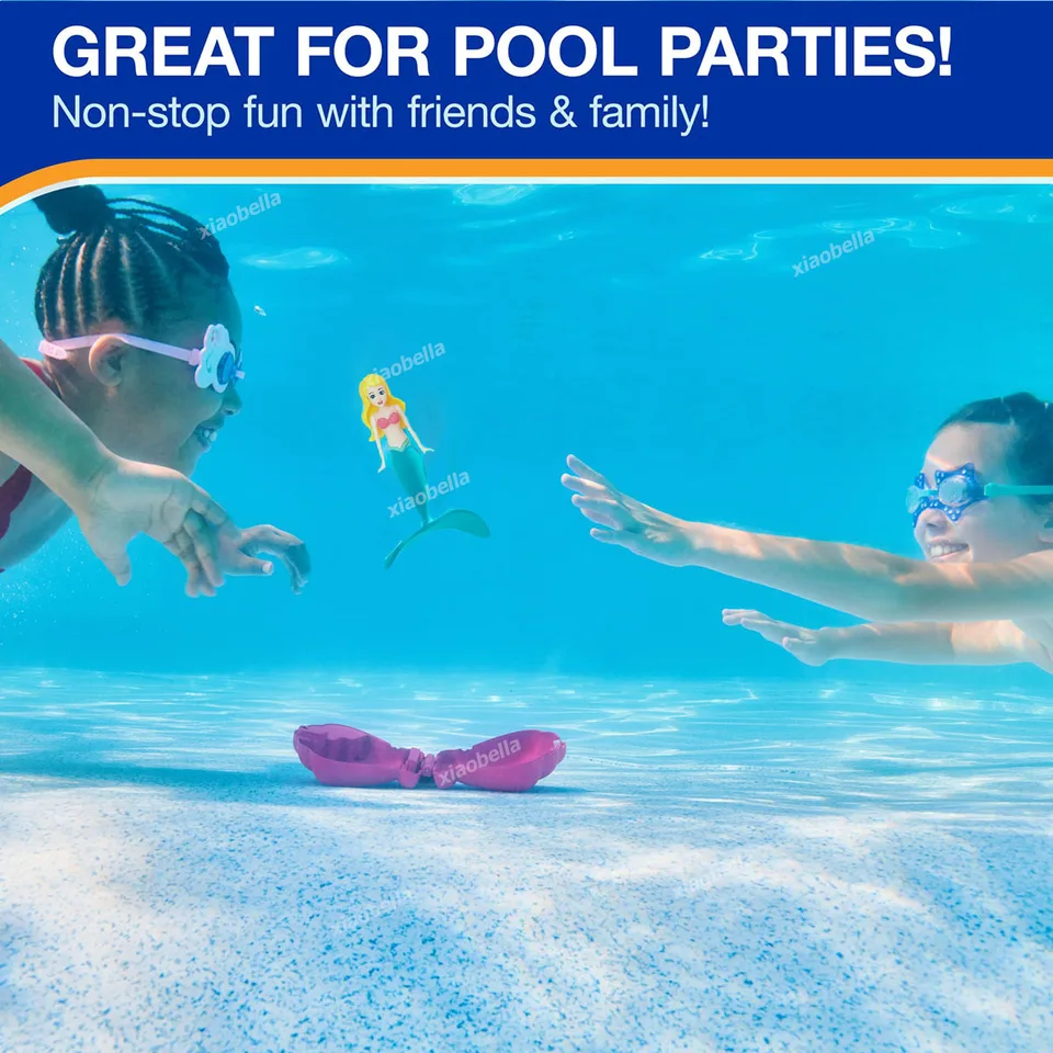 Juguetes Buceo Piscina Niños Juguete De Piscina Sirena Con Concha Buceo  Para Niños, Verano Concha Sirenita