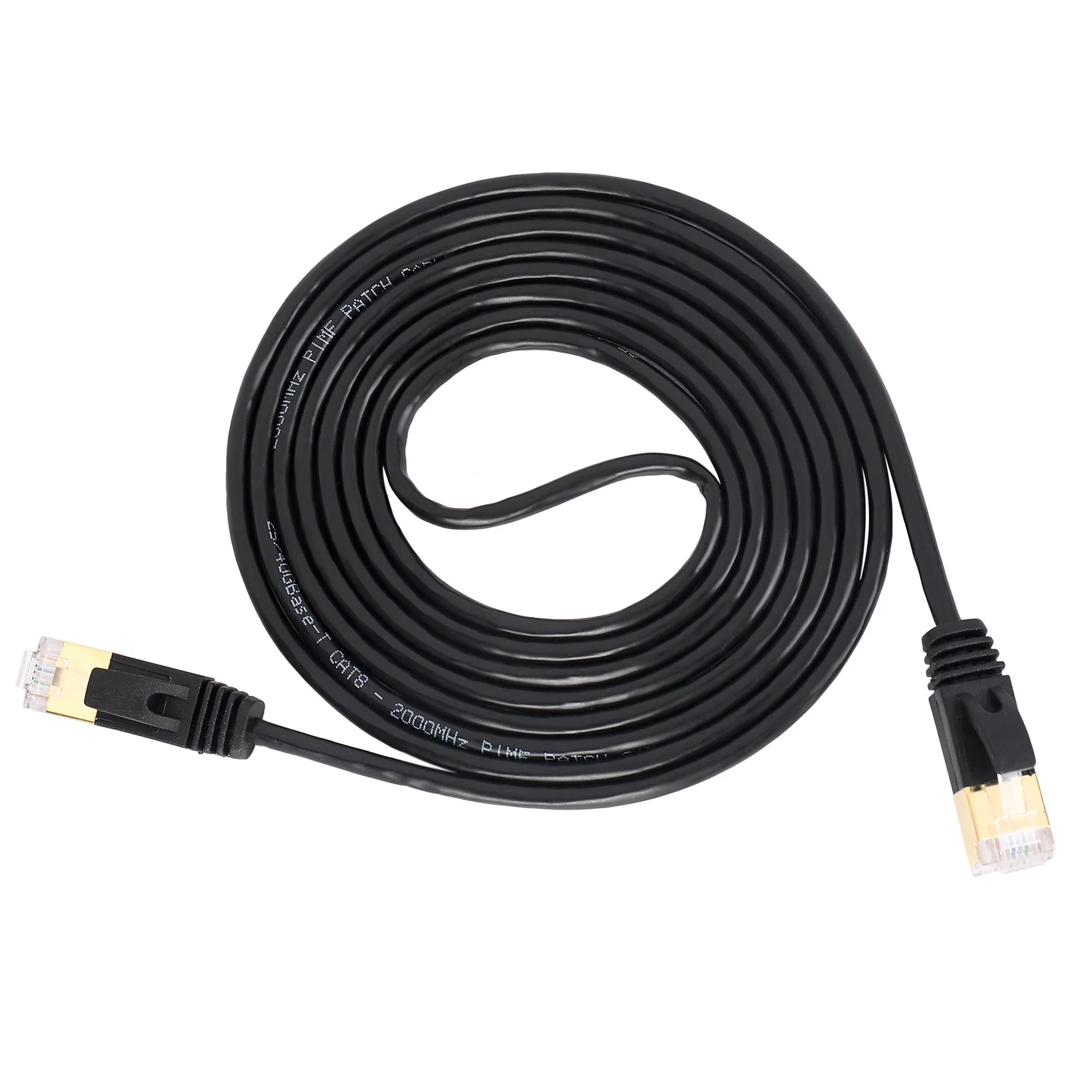 Ethernet-Кабель Cat 8, сетевой кабель локальной сети Cat8 Rj45, скоростной сетевой кабель 40 Гбит/с, 32AWG для модема маршрутизатора (2 м)