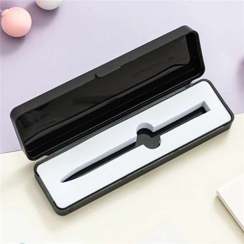 100 Teile/los Candy Farbe Stift Box Kreative Makaron PP Kunststoff Schreibwaren Box Student Geschenk Stift Verpackung Boxen – Detail 6
