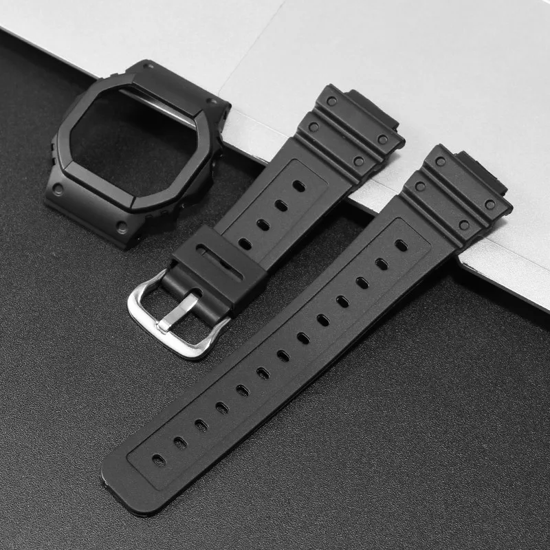 Enhanced Silicone Watch Strap for G-SHOCK Small Square Watches