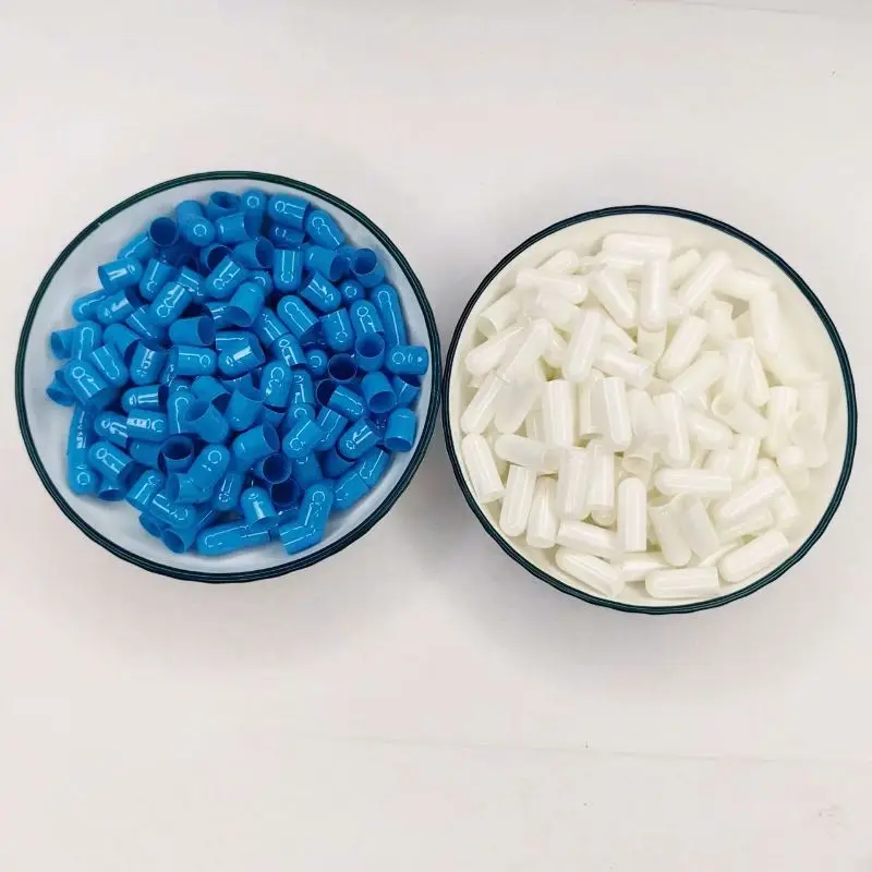 

10000 шт. 1 #2 #3 #4 # голубые белые капсулы пустые капсулы желатиновые капсулы разделенные