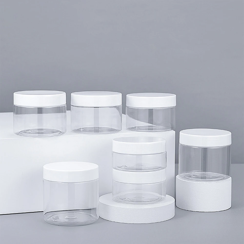 Face Cream Jar Empty Plastic Cosmetic Makeup Bottle Storage Container 20pcs 250ml 200ml 150ml 100ml 50ml cosmetic plastic bottle