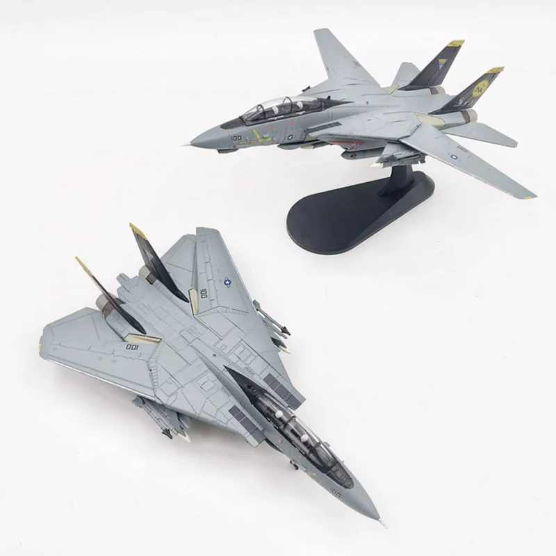 Diecast Metal 1/100 Scale US F-14D F14 VF-31 TOM Cat