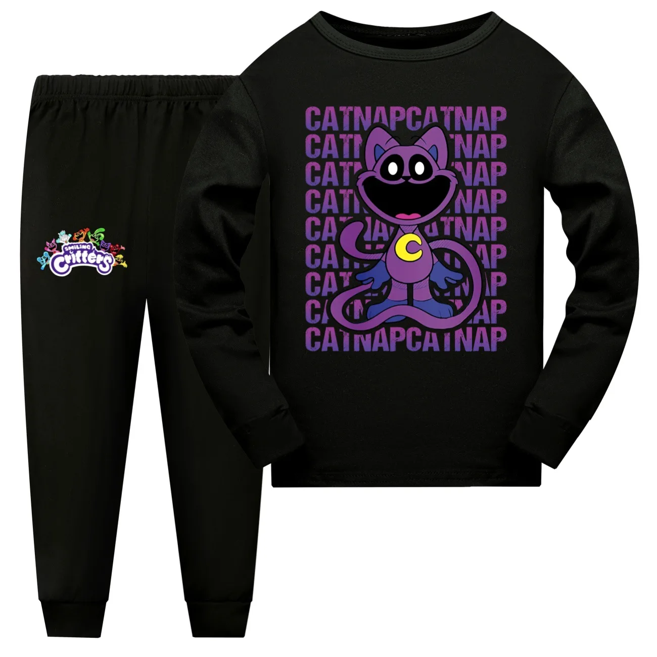 Smiling Critters Kids Clothes Baby Girls Long Sleeve T Shirt Pants 2pcs Sets Teenager Boys Casaul Sleepwear Kids Cartoon Pyjama kids clothing set kids t shirt girls clothing set boys clothing set