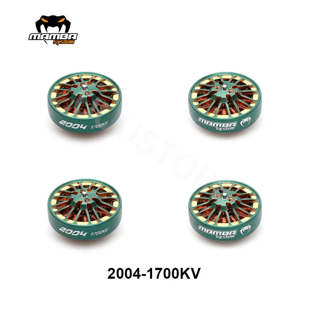 

DIATONE MAMBA TOKA 2004 1700KV/2900KV бесщеточный двигатель гоночный двигатель зеленый костюм для 3.5in-5in Props RC для FPV квадрокоптера